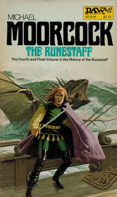 <b><I> The Runestaff</I></b>, 1977, DAW (4th) r/p p/b